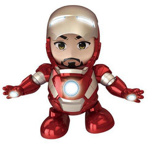 (Buy 2 Free Shipping)Marvel Iron man Dancing light robot