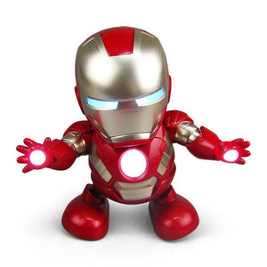 (Buy 2 Free Shipping)Marvel Iron man Dancing light robot