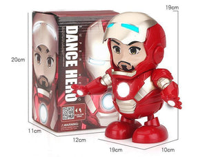 (Buy 2 Free Shipping)Marvel Iron man Dancing light robot