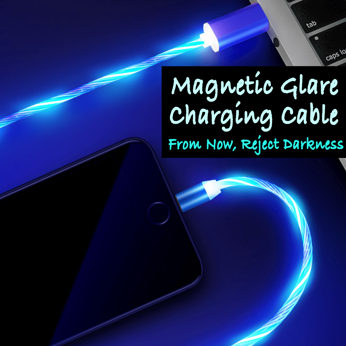 Magnetic Glare Charging Cable